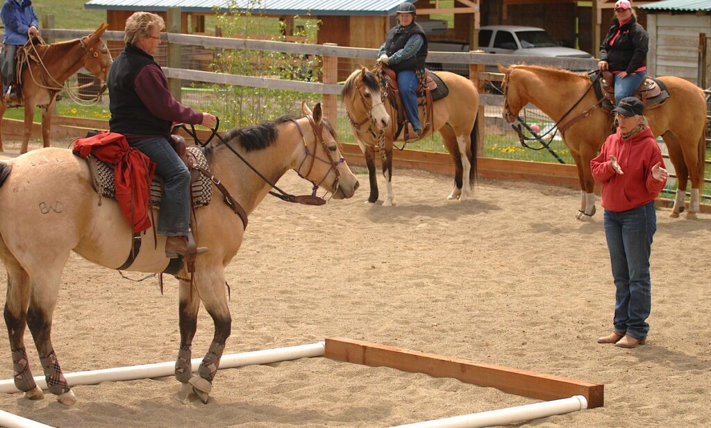 Raeanna works in the turn-around box.