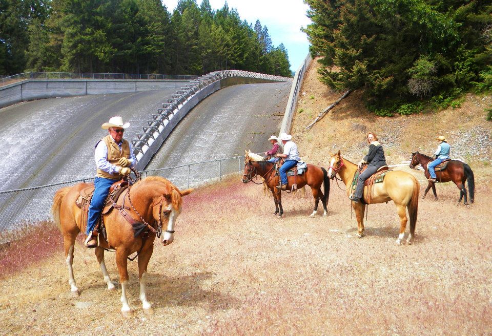 The spillway at Cascadia Conservancy.